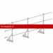 Ограждение ROOFsystems ECONOM d-25 (круг) H-900/3,0м NEXT фальц ТУ (Т-обр. Опора) RAL3005
