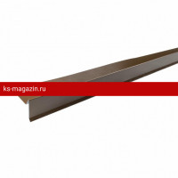 Планка торцевая ТехноНиколь ПЭ (RAL 8017 Коричневая) /2м/
