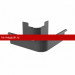 Galeco (Галеко) STAL2 125/80 Угол внешний 90гр. Графит RAL 7015 (RR23) /1 шт/