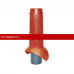 Выход канализации Krovent (Кровент) Pipe-VT 110/125 (Красный) /1 шт/