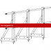 Ограждение ROOFsystems ECONOM d-25 (круг) H-600/3,0м универ ТУ RAL8017