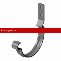 Карнизный крюк короткий Docke (Дёке) STAL PREMIUM 125/90 (Графит RAL7024) /1 шт/