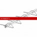 Снегозадержатель ROOFsystems PRESTIGE ZN 45*25 (овал), 1,2м композит.(треугольн.) RAL 8004
