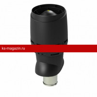 Vilpe (Вилпе) FLOW XL- 160/ИЗ/500 вент. выход с колпаком (Черный) /1 шт/
