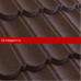Композитная черепица Metrotile (Метротайл) MetroBond (Коричневый) /лист/