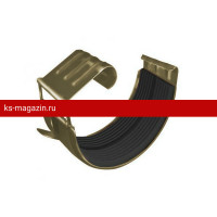 Держатель желоба L=70 мм Grand Line (Гранд Лайн) 90/125 (RAL 1015) /1 шт/