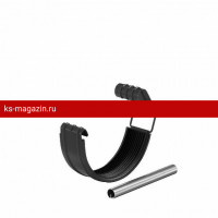 Соединитель желоба Aquasystem Comfort (Аквасистем) PE 125/90 RAL9005 1 шт.
