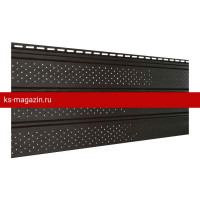 Софит UPLAST (Ю-пласт) перфорированный (Коричневый) (под заказ) /1 шт/