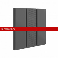 Софит с центральной перфорацией Aquasystem (Аквасистем) 303х2400мм (0,5мм) ПЭ RR23 Zn180