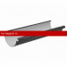 GLC PVC 152/100 Желоб водосточный 3 м.п., антрацит RAL 9005