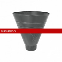 Воронка водосборная круглая Aquasystem (Аквасистем) PU MATT 150/100 (RR 23) /1 шт/