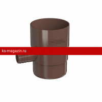 Отвод для сбора воды 125/80, Технониколь (коричневый) /1 шт/
