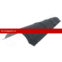 Конек полукруглый малый R80х2000 Stynergy (Стальной Кашемир Matt-7024-0.5)