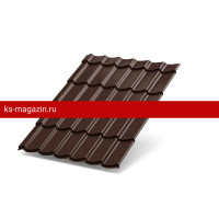 Металлочерепица МеталлПрофиль Ламонтерра-X (PURETAN-20-RR32-0.5) /1 кв.м./