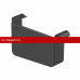 Galeco (Галеко) STAL2 125/80 Заглушка левая Черный RAL 9005 (RR33) /1 шт/