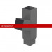 Galeco (Галеко) STAL2 125/80 Тройник 72гр. Графит RAL 7015 (RR23) /1 шт/