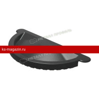 Металл Профиль Grand System lite Заглушка желоба (RAL 7024) D125 /1 шт/