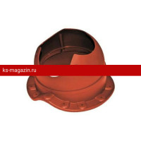 Проходной элемент Krovent (Кровент) Base-VT Wave 110 (Красный) /1 шт/