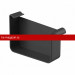 Galeco (Галеко) STAL2 125/80 Заглушка правая Черный RAL 9005 (RR33) /1 шт/