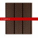 AS Софит без перфорацией 303х1000мм ПЭ RAL8017 Zn140