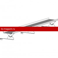 Мостик кровельный ROOFsystems PRESTIGE 360 2,5м Натур RAL 8017