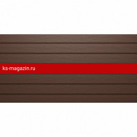Сайдинг Aquasystem (Аквасистем) Скандинавская доска узкая PU MATT RAL 8017 /1 шт/