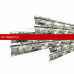 Сайдинг МеталлПрофиль МП СК-14х226 (ECOSTEEL-01-Белый Камень ПР-0.5) /1 шт/