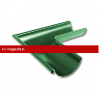 Угол желоба наружный 90 Металл Профиль Престиж 150/100 (RAL 6005, зеленый) /1 шт/