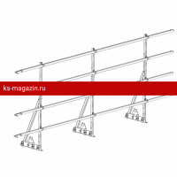 Ограждение ROOFsystems PRESTIGE ZN H-1200/3,0м 4 трубы CLICK фальц RAL3005