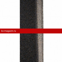 Планка торцевая Технониколь левая с гранулятом, коричнево-серый 1,25 м