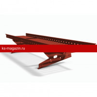 Мостик переходной Borge 1,5 м, красный (RR 29)