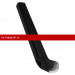 Труба прямоугольная с коленом Matt 1м Grand Line (Гранд Лайн) Vortex Matt 127/102 (RAL 9005) /1 шт/