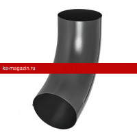Колено универсальное Aquasystem Comfort (Аквасистем) PE 125/90 (RAL 7024) /1 шт/