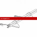 Снегозадержатель ROOFsystems PRESTIGE ZN 45*25 (овал), 1,2м натур. RAL 3005
