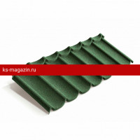 Композитная черепица Metrotile (Метротайл) MetroMistral (Зеленый) /лист/