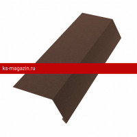 Планка конденсата 75х50х2000мм PE Rooftop Glance 0,5мм Zn 180 RAL8017