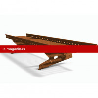 Мостик переходной Borge 1,5м, для фальцевой кровли, терракотовый (RAL 8004)