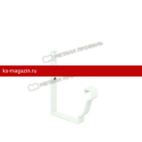 Металл Профиль Бюджет Держатель желоба 120х86х295 (9003) /1 шт/