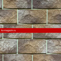 Фиброцементная панель Каньон Малый сколотый камень цвет 33