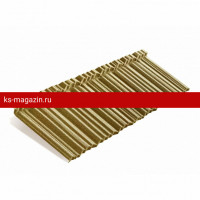 Композитная черепица Metrotile (Метротайл) MetroShake II (Желтый) /лист/