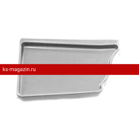 Заглушка левая 127мм PE Grand Line (Гранд Лайн) Vortex 127/102 (RAL 9003) /1 шт/