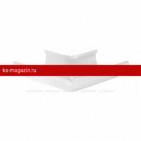 Угол желоба 90 наружный Aquasystem (Аквасистем) PU 125/90 (RR20) /1 шт/