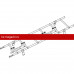 Лестница кровельная ROOFsystems ELITE ZN400 1,8м Фальц RAL 8019