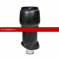 Vilpe (Вилпе) XL- 160/300/700 вентиляционный вых.с колпаком (Черный) /1 шт/