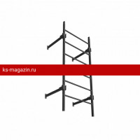 Секция пожарной лестницы BORGE 800, 1м, оцинк., сигнально-серый (RAL 7004), CZn