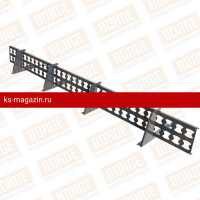 Снегозадержатель решетчатый Borge 2,5м, для черепичной кровли, серый графит (RAL 7024)