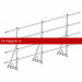 Ограждение ROOFsystems PRESTIGE ZN H-1200/3,0м 4 трубы NEXT фальц RAL3005