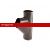 Тройник трубы Металл Профиль Престиж 125/100 (RR 32, коричневый) /1 шт/