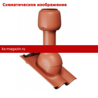 BRAAS Скатный дефлектор для волновой черепицы (110.500) коричневый