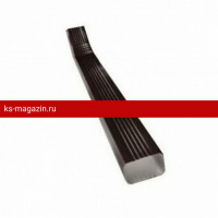 МП Foramina Freeze Quadro Труба водосточная 76х102х3000 с коленом, 8017